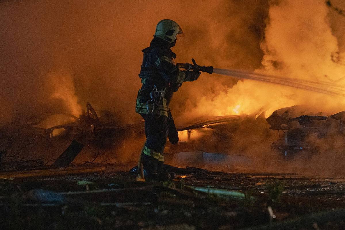 Военкоры раскрыли подробности ночной атаки на Украину