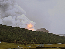 Двигатель легкой ракеты-носителя Epsilon S загорелся во время испытаний в Японии