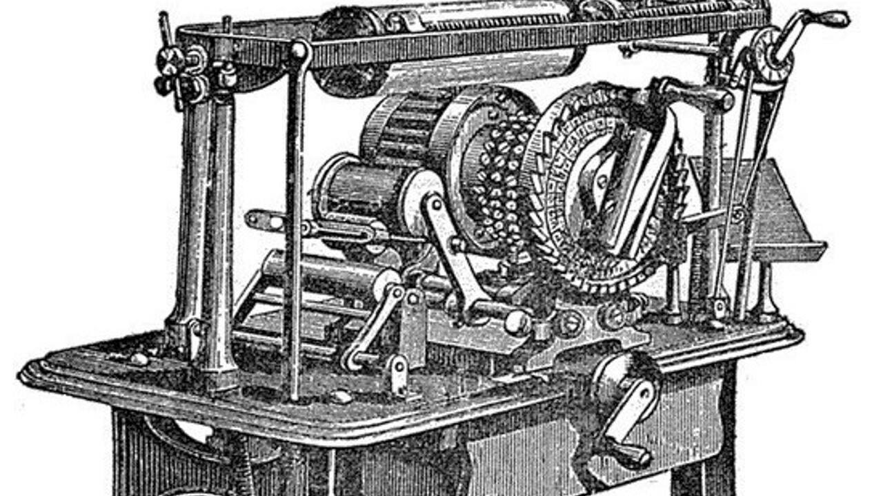 Первая наборная машина появилась 197 лет назад - Рамблер/авто