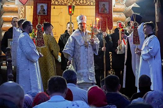 Православные воины-североморцы приняли участие в торжествах, в честь главного христианского праздника – Воскресения Христова
