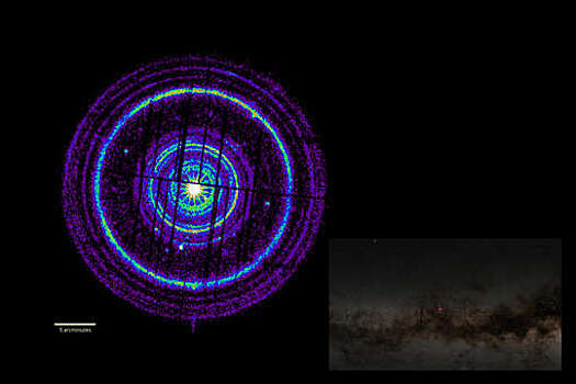 Европейское космическое агентство опубликовало изображение ярчайшего гамма-всплеска