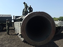 Танкисты из Бурятии сбили украинский FPV-дрон из пушки