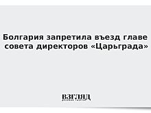 Болгария запретила въезд главе совета директоров канала «Царьград»