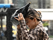 Москву накрыл тропический ливень