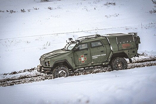 На Украине испытали новый бронеавтомобиль