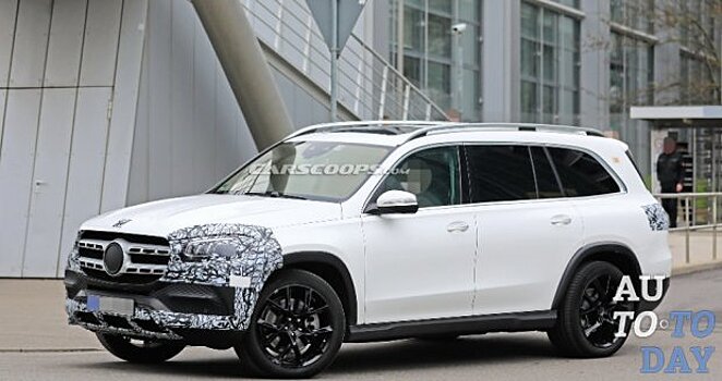 Новый Mercedes-Benz GLS обнаружен с минимальной маскировкой