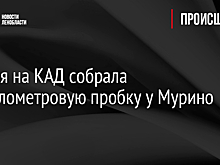В Петербурге на КАД из-за ДТП образовался затор