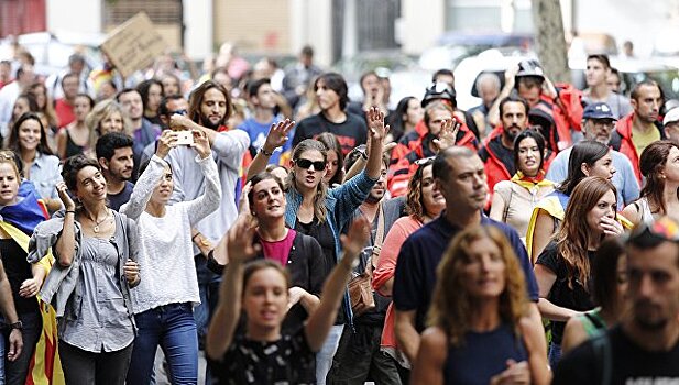 В митингах в Барселоне приняли участие около 700 тысяч человек