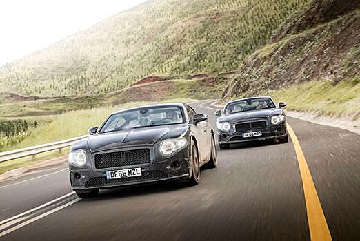 Новый Bentley Continental: «робот» Porsche, джойстик коробки и электронная приборка