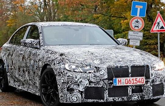 Новый BMW М3 снова показался на испытаниях