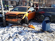 Подробности массового ДТП в Уфе: водитель без прав протаранил встречку и сбил пешехода