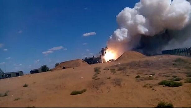 Опубликовано видео неудачного запуска ракеты С-300