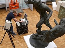 Копия скульптуры "Футболисты" может появиться у стадиона "Динамо" в 2018 году