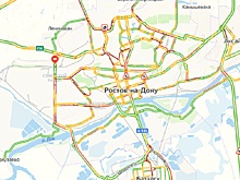 А снег идет: пробки сковали донскую столицу