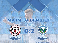 Курский «Авангард» обыграл липецкий «Металлург» на выезде