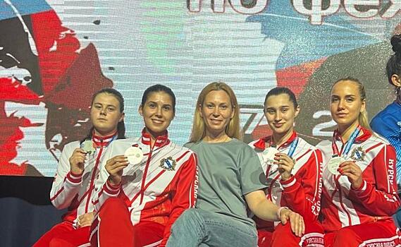 Курские рапиристки завоевали четыре награды в Минске