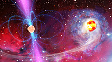 Измерено самое слабое магнитное поле в рентгеновских пульсарах