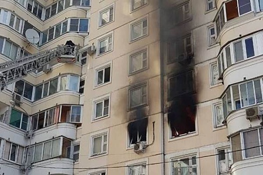 Пожар в московской многоэтажке локализован