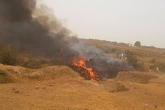 В Нигерии разбился военный самолет. Пассажиры и экипаж погибли