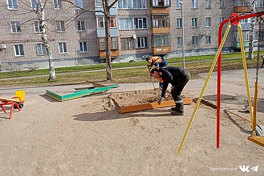 Две детские площадки отремонтировали по просьбам жителей Балашихи