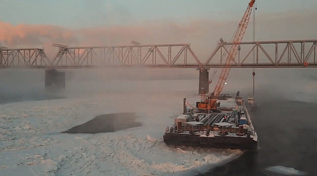 В Новосибирске из-за строительства четвёртого моста сузилось русло Оби