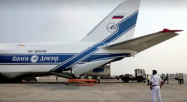 Индия получает гуманитарную помощь от России