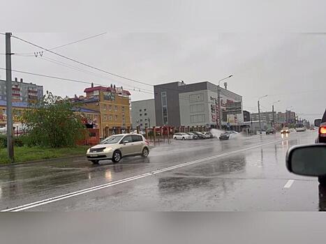 Чита в очередной раз превратилась в Венецию из-за дождя