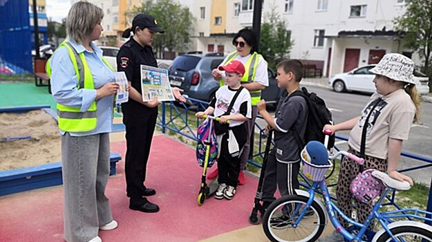 Юных жителей Муравленко обучат ПДД на детских площадках