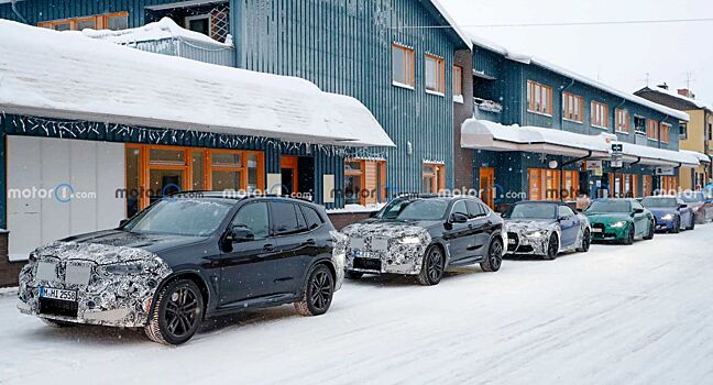 BMW тестирует своих новых представителей из линейки M