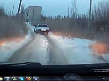 Погоня по бездорожью за водителем-лихачом в Котово попала на видео