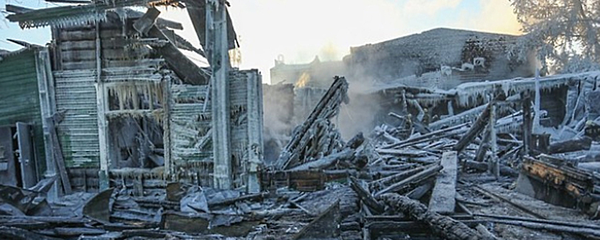 В Барнауле бизнесмен купил сгоревшее историческое здание