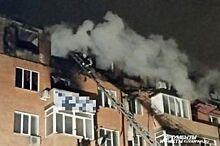 В Кургане жильцы пятиэтажки после пожара остались без крыши над головой