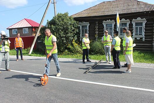В Деревне Порозово отремонтировали Центральную улицу