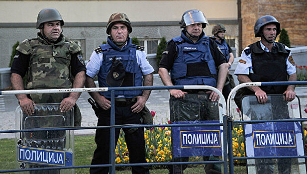 В парламенте Македонии нашли самодельную бомбу