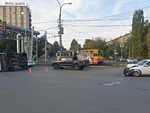 Под Волгоградом в аварии с маршруткой пострадали несколько человек