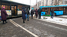 В Москве возле станции метро «Выхино» столкнулись два автобуса: видео
