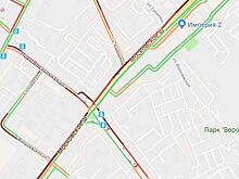 Транспортный коллапс сковал Московское шоссе в Самаре