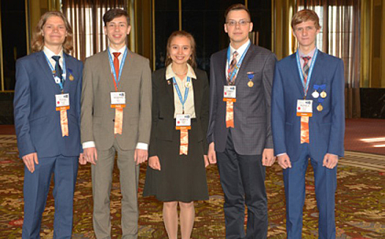 Участники российской команды на Intel ISEF 2015