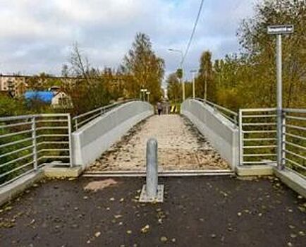 В Санкт-Петербурге появился первый в городе мост из композитных материалов