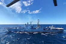 К бою и походу: российский фрегат вышел в море