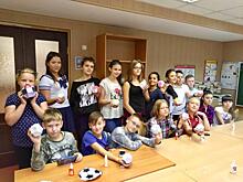 «Футбольный» мастер-класс провели сотрудники библиотеки на Велозаводской