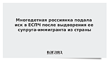 Многодетная россиянка подала иск в ЕСПЧ после выдворения ее супруга-иммигранта из страны