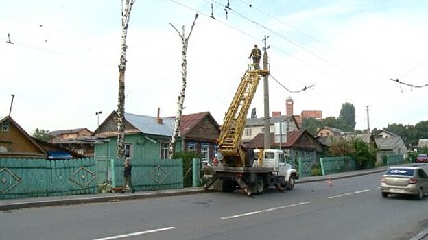 В Пензе приступили к ликвидации последствий непогоды