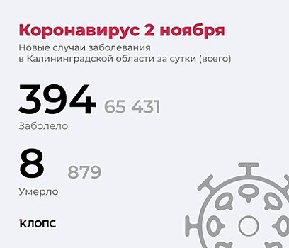 Ещё 8 смертей: подробности о ситуации с коронавирусом в Калининградской области