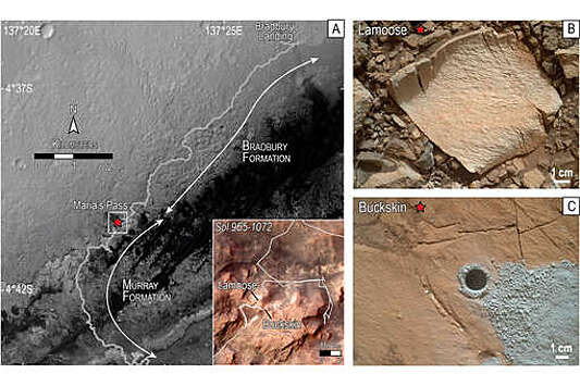 В NASA объяснили извержением вулканов появление редкого минерала тридимита на Марсе