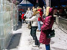 В «Сокольниках» появились ледяные плиты для рисования