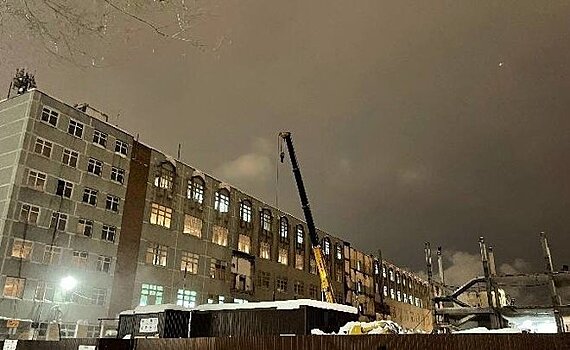 В Казани снесли одно из зданий фабрики "Спартак" — фото