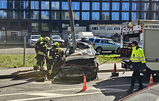 Два человека пострадали в результате ДТП на севере Москвы