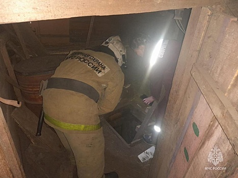 Пожарные помогли 82-летнему курянину выбраться из подвала