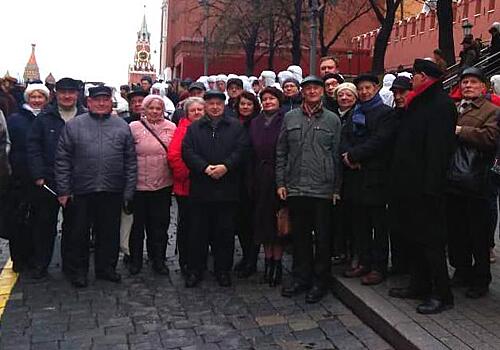 Ветераны Бабушкинского района побывали на Красной площади
